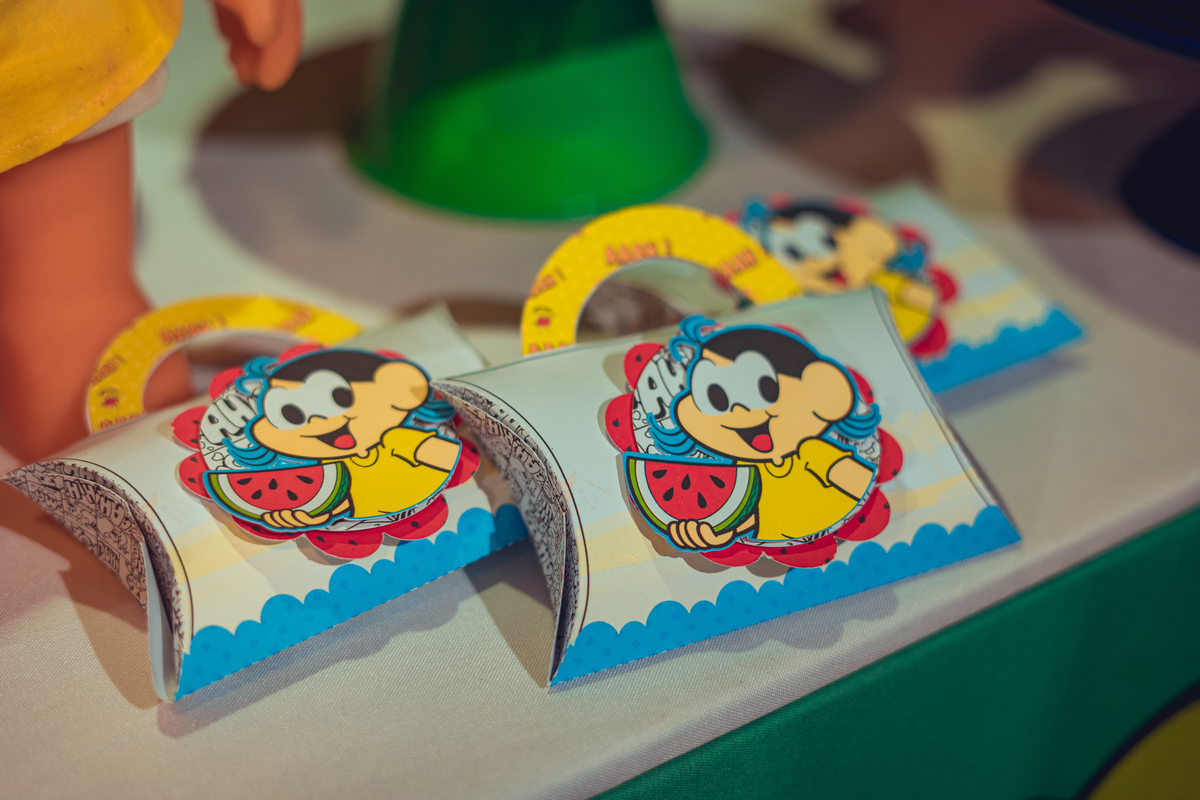 aniversário turma da mônica senhoritas fotografia cebolinha cascão magali festa decoração bolo menina liz