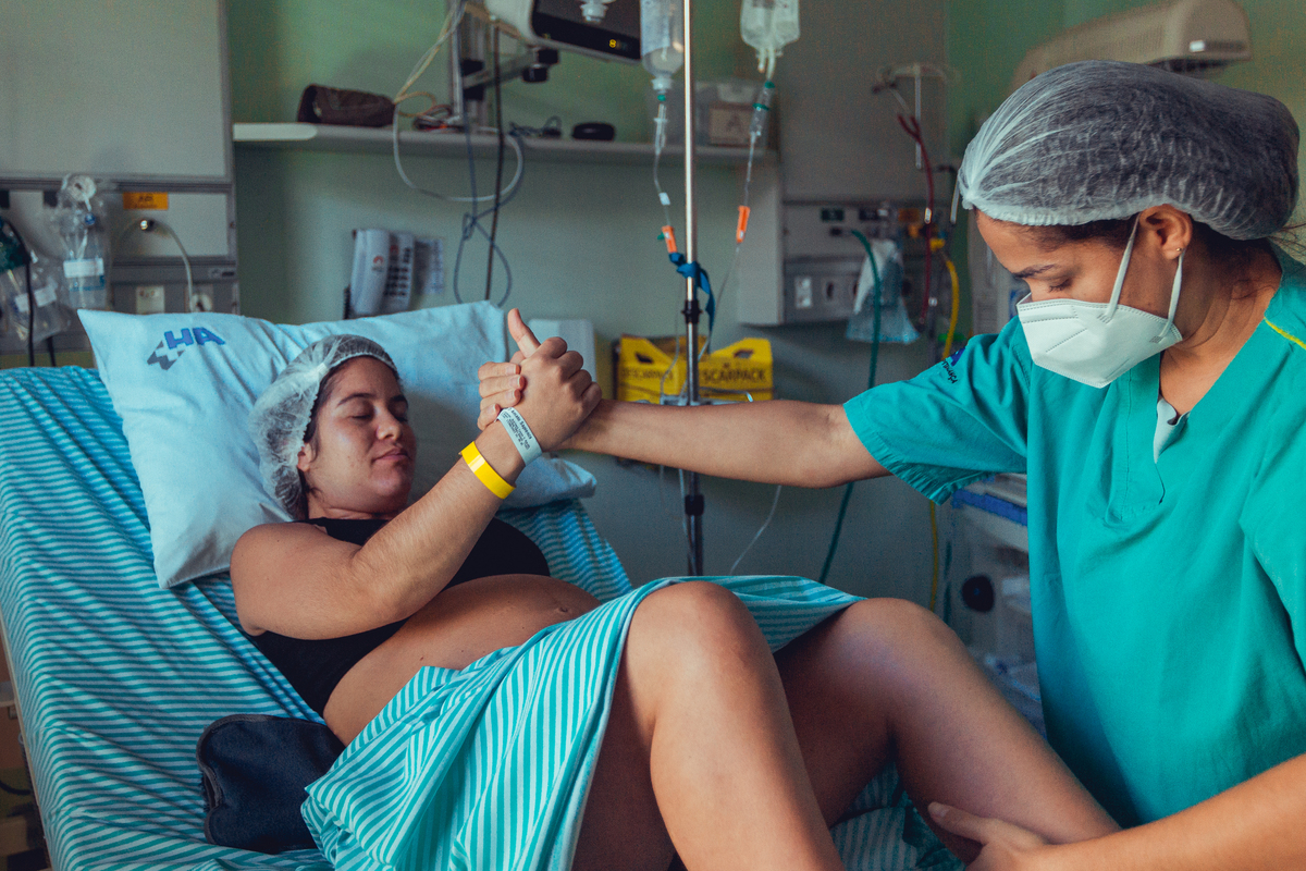 Senhoritas Fotografia nascimento parto normal natural humanizado hospital aliança salvador bahia bebê analgesia