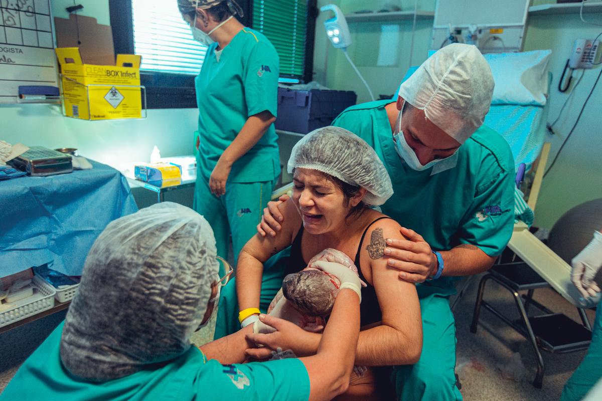 Senhoritas Fotografia nascimento parto normal natural humanizado hospital aliança salvador bahia bebê analgesia