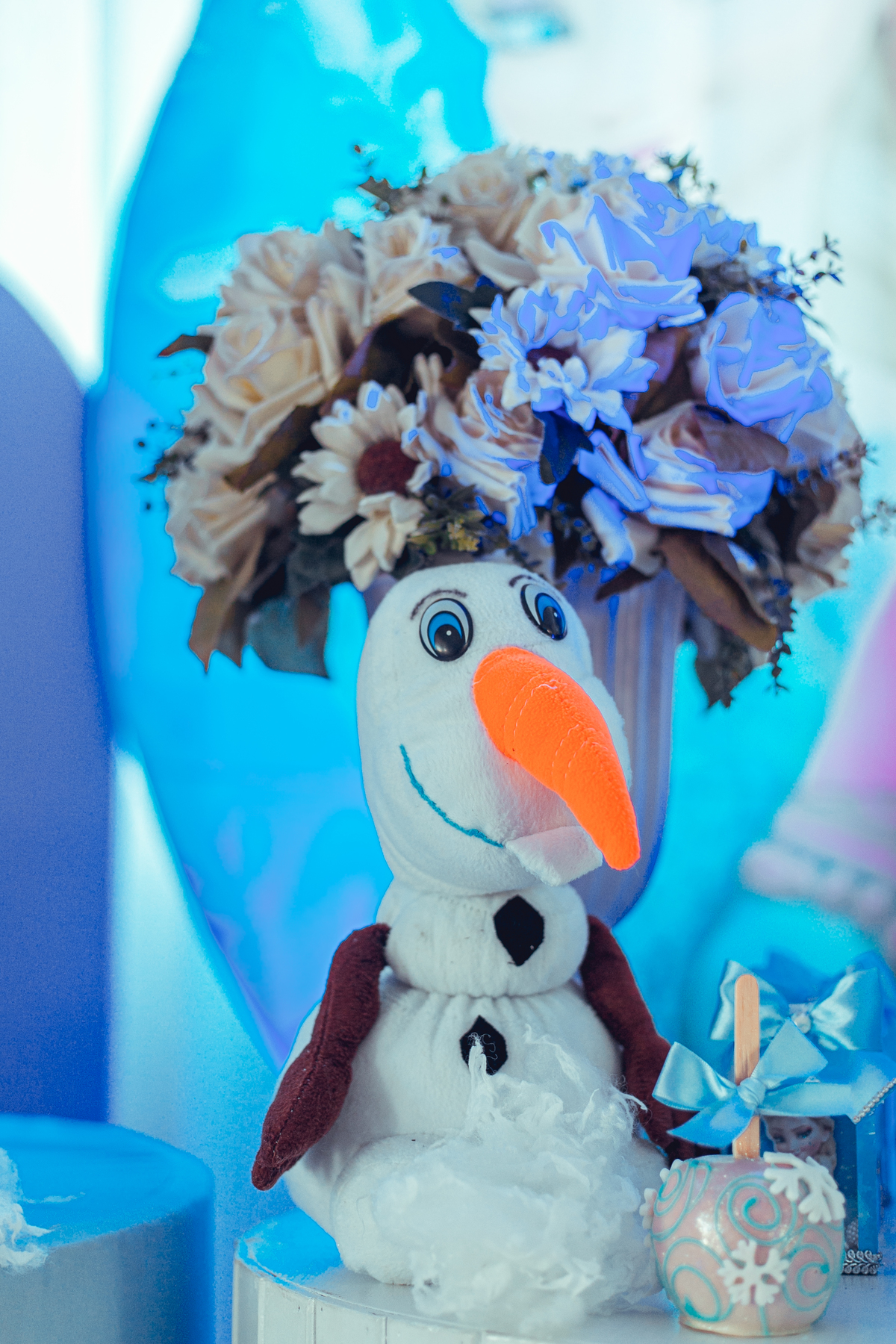 Senhoritas Fotografia aniversário festa infantil criança decoração bolo frozen elsa anna gelo olaf Salvador Bahia Lara 04 anos