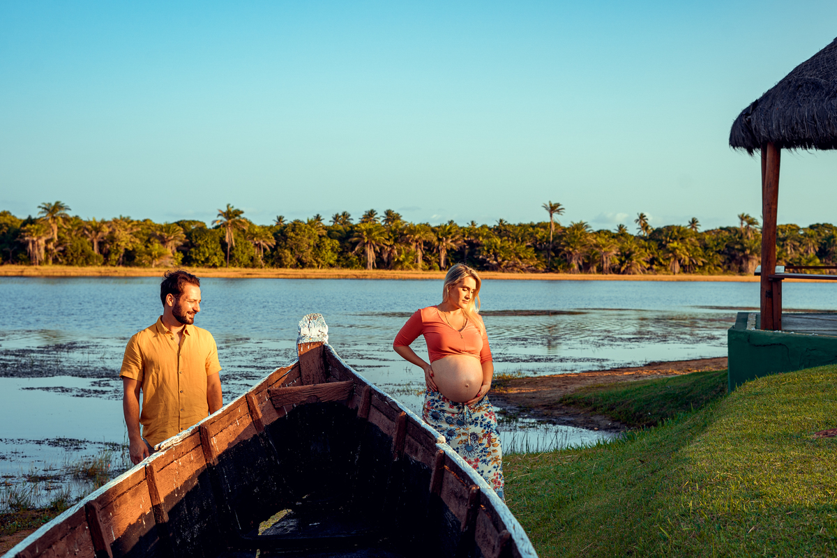 Senhoritas Fotografia ensaio gestante praia Guarajuba Bahia Salvador grávida fotográfico