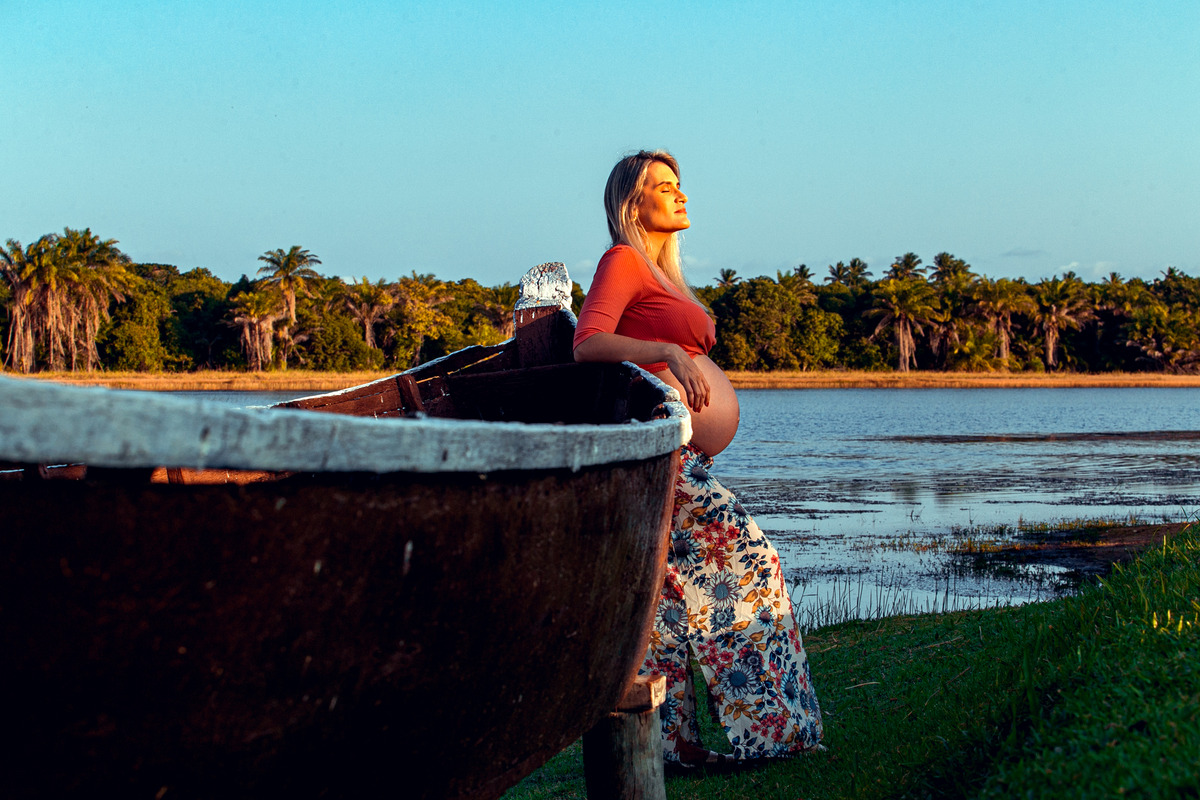 Senhoritas Fotografia ensaio gestante praia Guarajuba Bahia Salvador grávida fotográfico