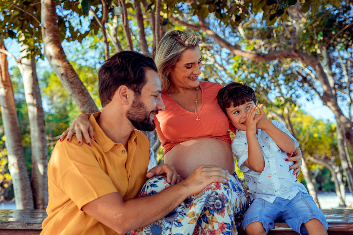 Senhoritas Fotografia ensaio gestante praia Guarajuba Bahia Salvador grávida fotográfico