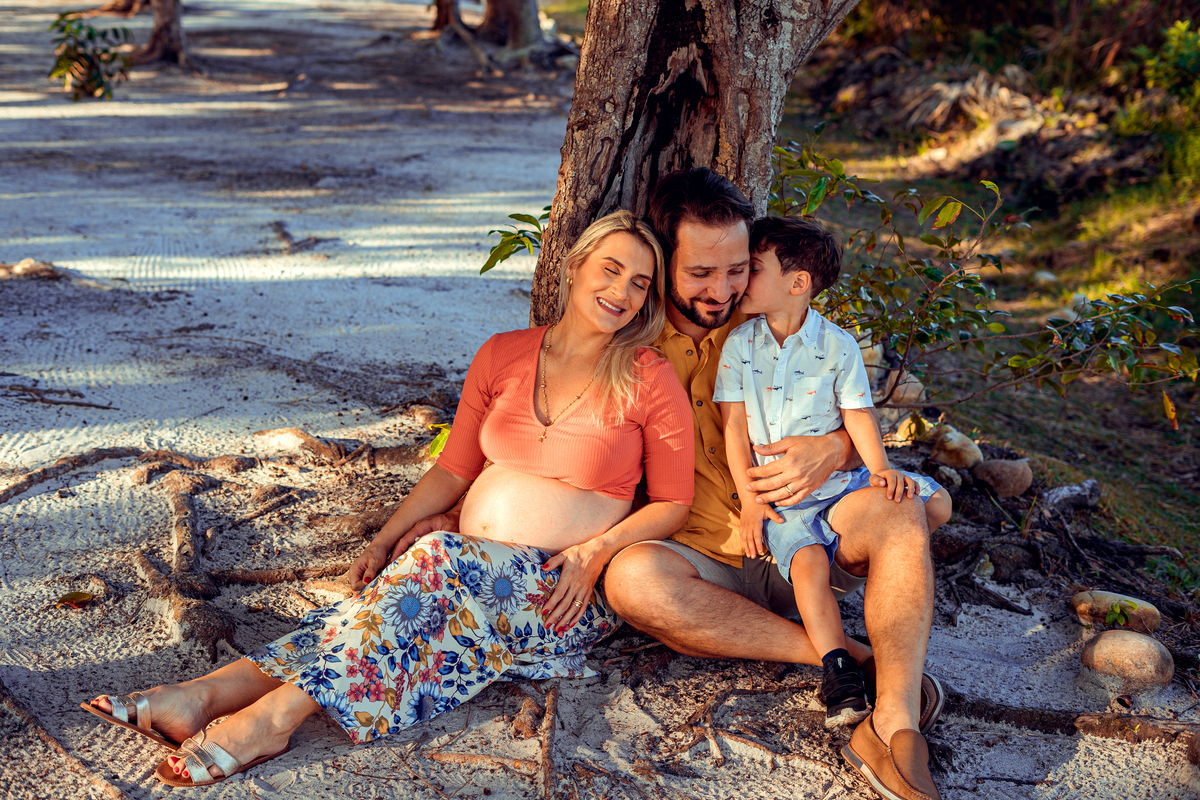 Senhoritas Fotografia ensaio gestante praia Guarajuba Bahia Salvador grávida fotográfico