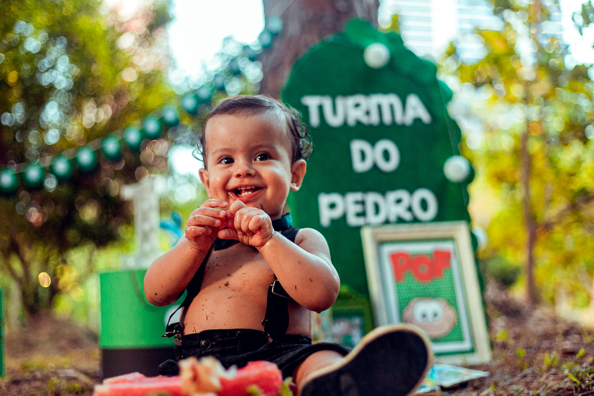 senhoritas fotografia smash the cake the fruit infantil bebê 01 ano cenário lúdico praça dos eucaliptos salvador bahia 