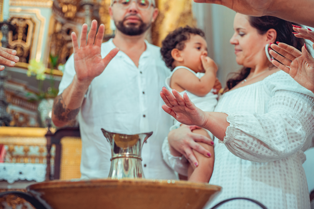 Senhoritas Fotografia Batizado Batismo Igreja do Bonfim Nosso Senhor do Bonfim Salvador Bahia Missa Fitinhas 