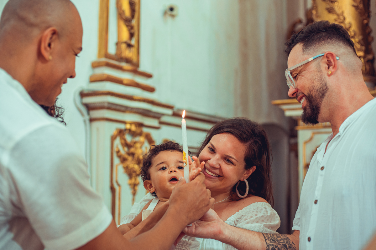 Senhoritas Fotografia Batizado Batismo Igreja do Bonfim Nosso Senhor do Bonfim Salvador Bahia Missa Fitinhas 