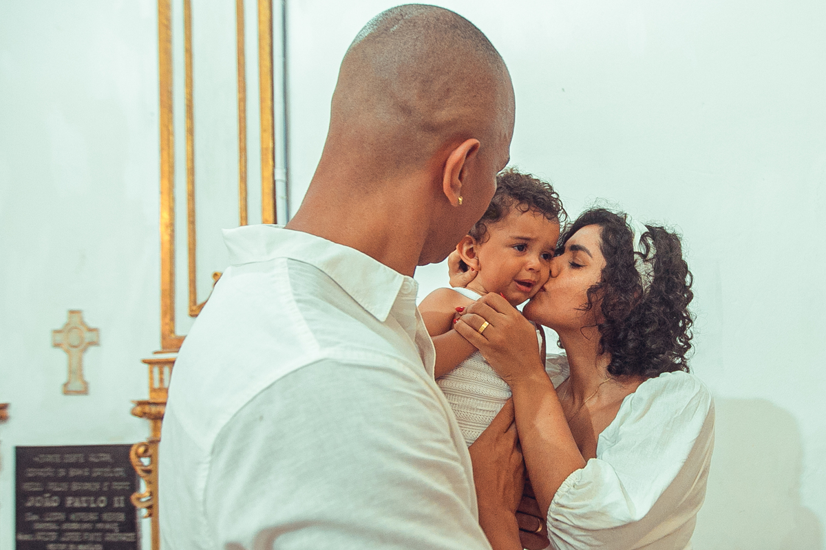 Senhoritas Fotografia Batizado Batismo Igreja do Bonfim Nosso Senhor do Bonfim Salvador Bahia Missa Fitinhas 