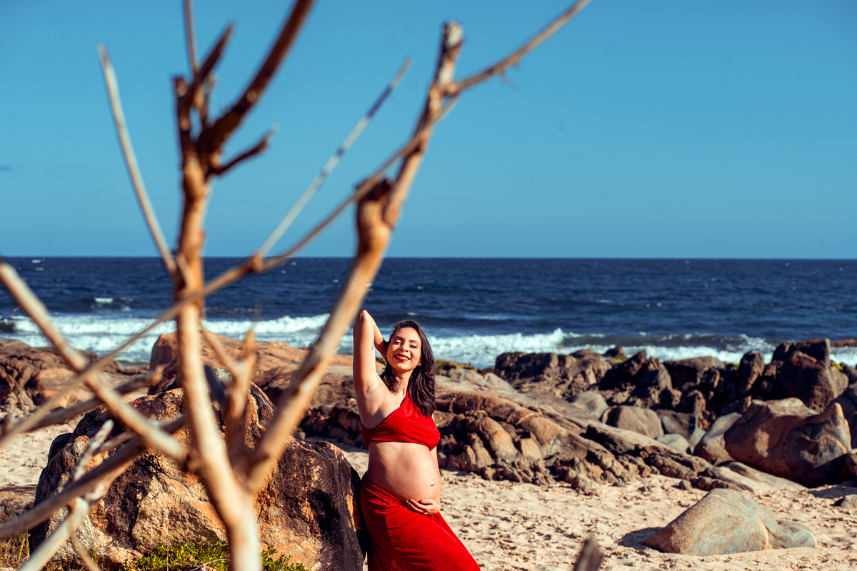 ensaio gestante gravida gravidez foto senhoritas fotografia praia natureza salvador bahia pose dica roupa look