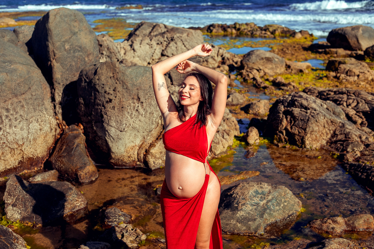 ensaio gestante gravida gravidez foto senhoritas fotografia praia natureza salvador bahia pose dica roupa look