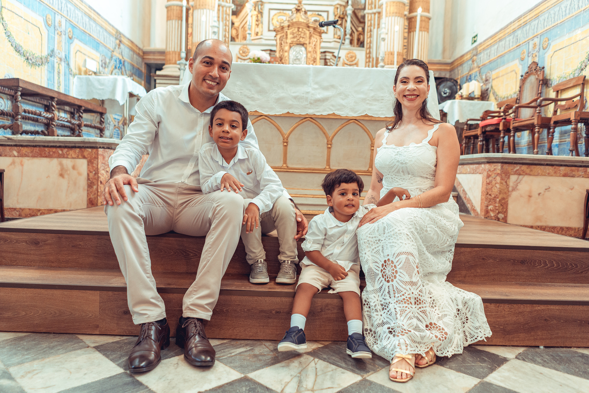 Fotografia Foto Fotografa Batizado Batismo Senhoritas Madrinha Padrinho familia espontanea documental