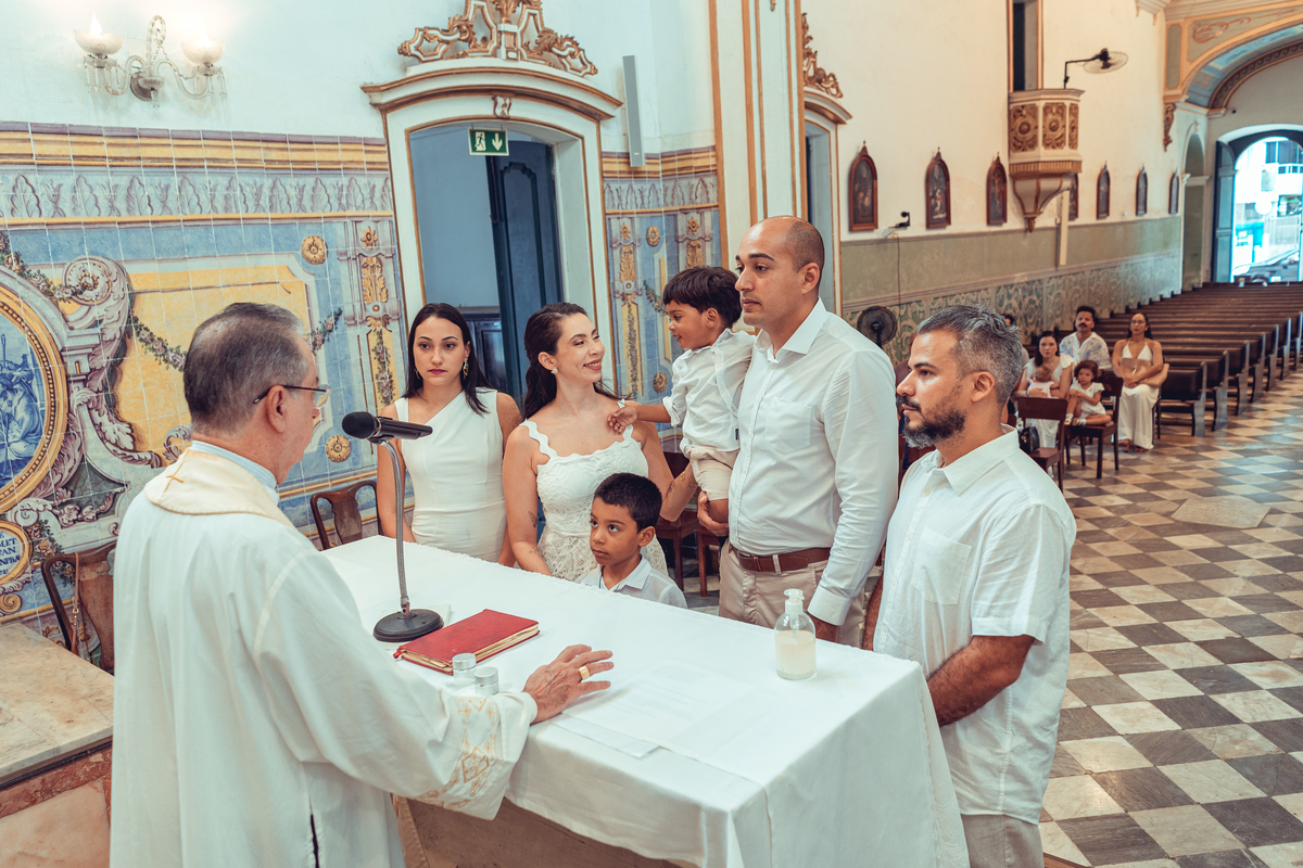 Fotografia Foto Fotografa Batizado Batismo Senhoritas Madrinha Padrinho familia espontanea documental
