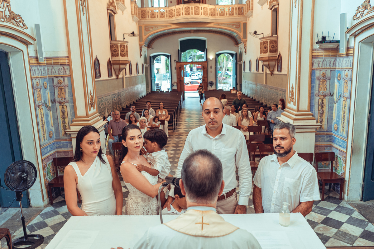 Fotografia Foto Fotografa Batizado Batismo Senhoritas Madrinha Padrinho familia espontanea documental