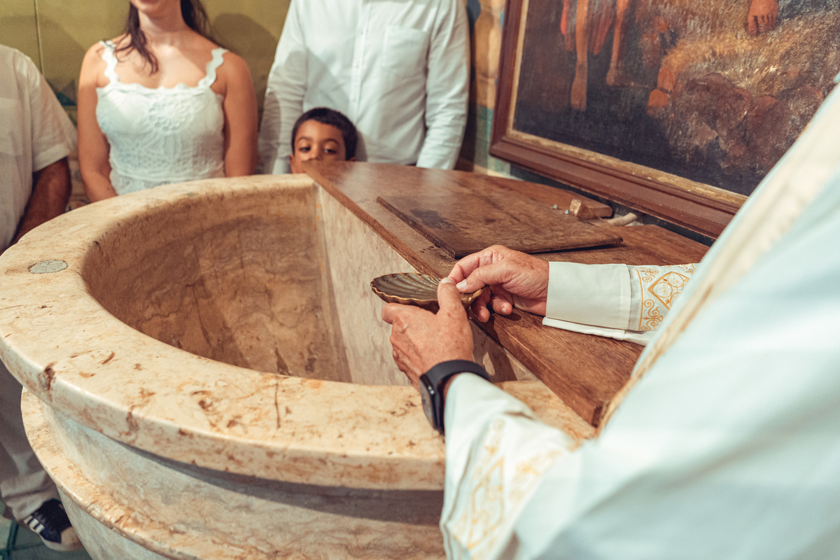 Fotografia Foto Fotografa Batizado Batismo Senhoritas Madrinha Padrinho familia espontanea documental