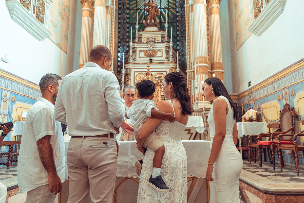 Fotografia Foto Fotografa Batizado Batismo Senhoritas Madrinha Padrinho familia espontanea documental