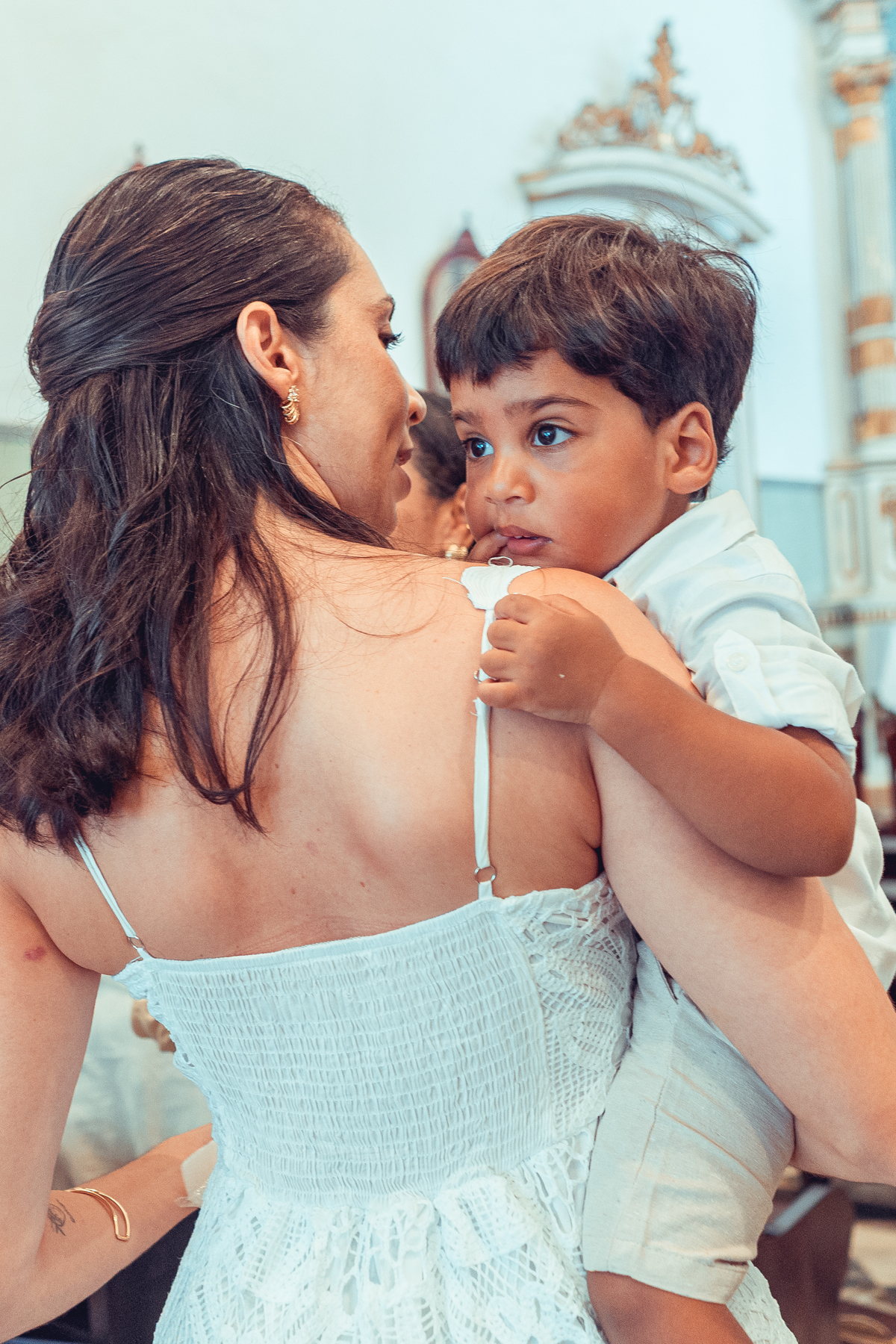 Fotografia Foto Fotografa Batizado Batismo Senhoritas Madrinha Padrinho familia espontanea documental