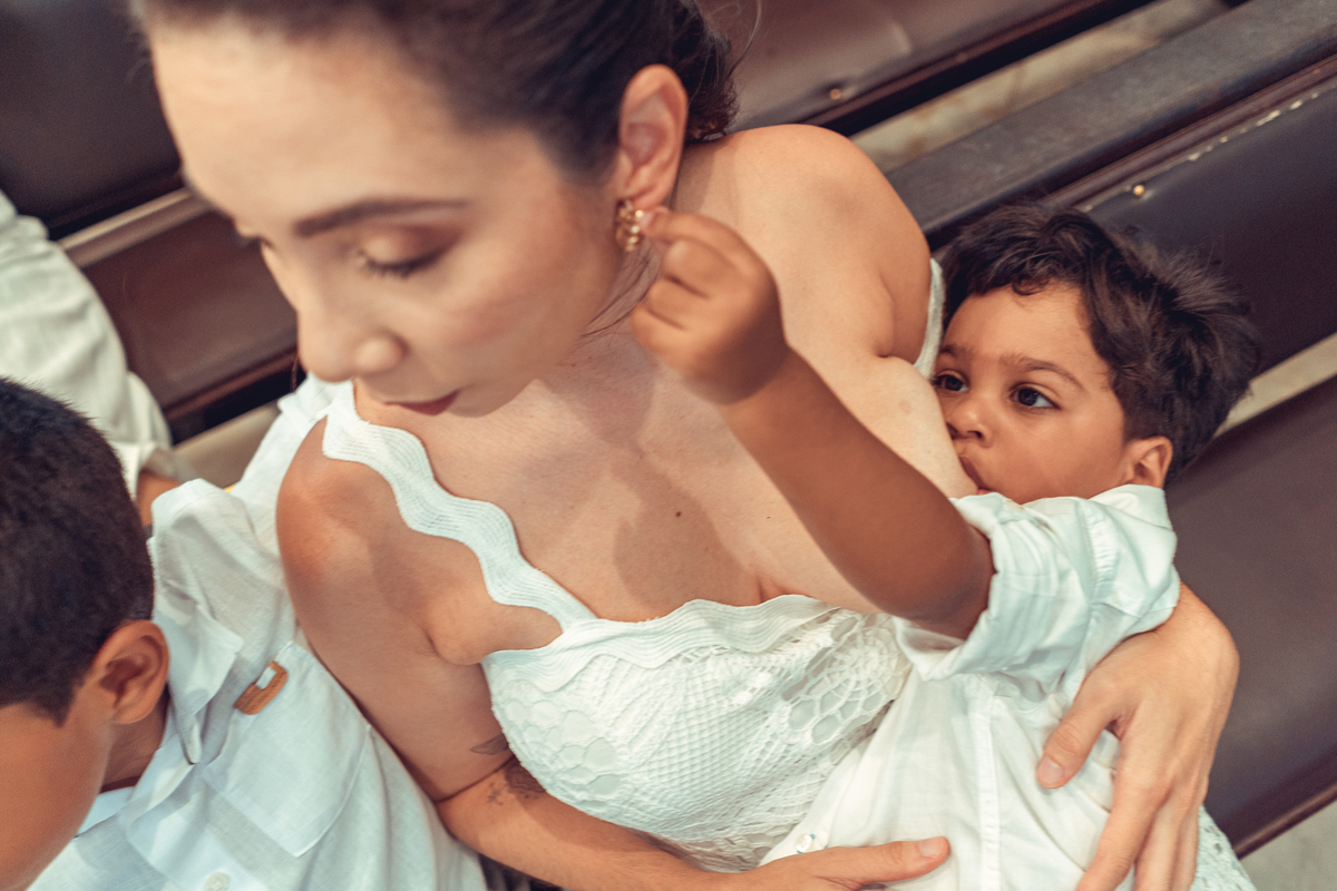 Fotografia Foto Fotografa Batizado Batismo Senhoritas Madrinha Padrinho familia espontanea documental