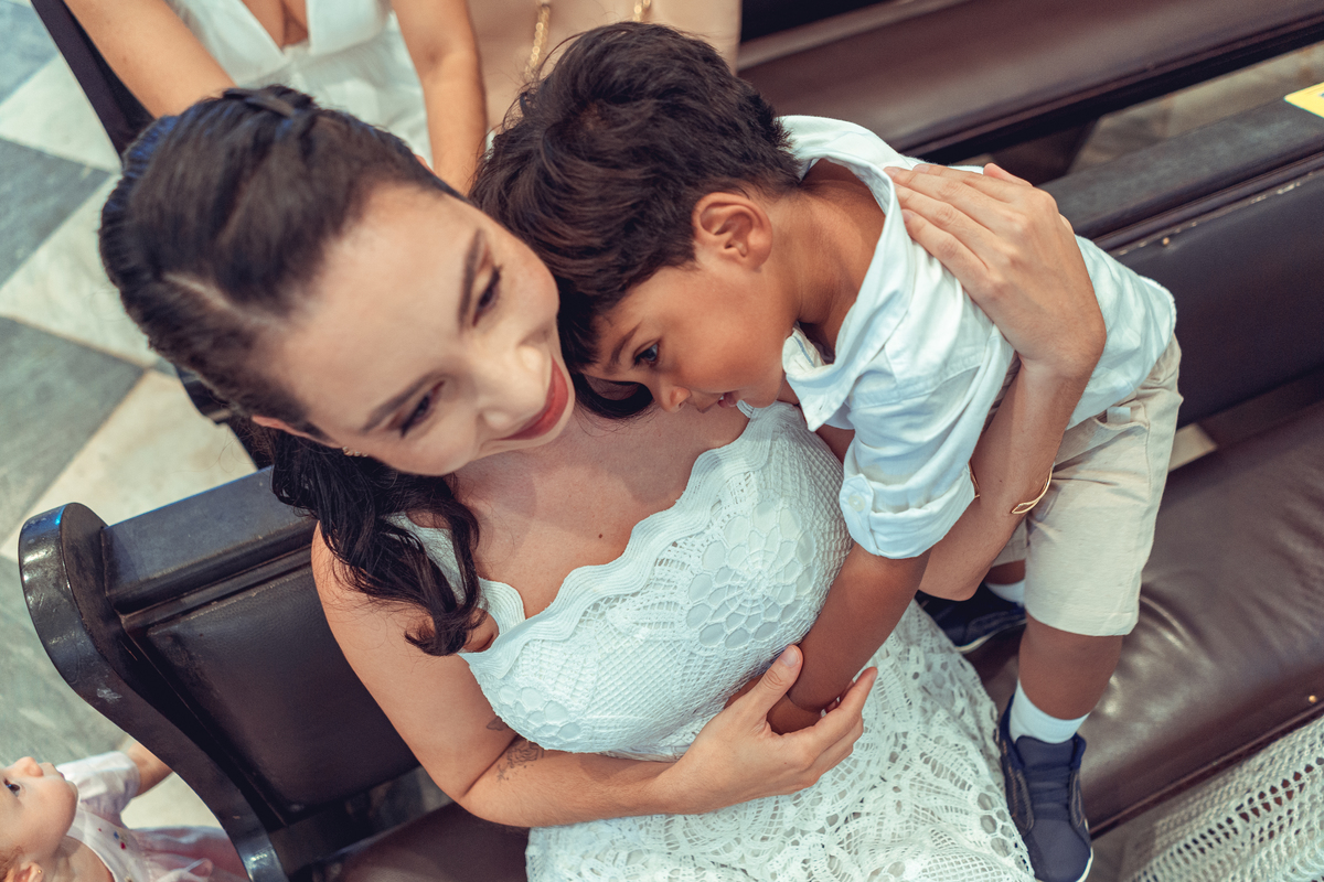 Fotografia Foto Fotografa Batizado Batismo Senhoritas Madrinha Padrinho familia espontanea documental