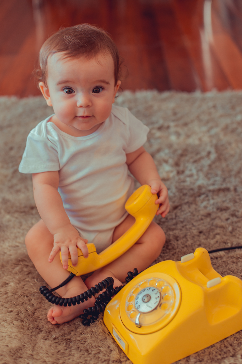 telefone retro faz sucesso em ensaio fotografico lifestyle