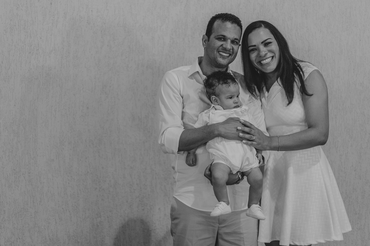 retrato de pais durante batizado em salvador