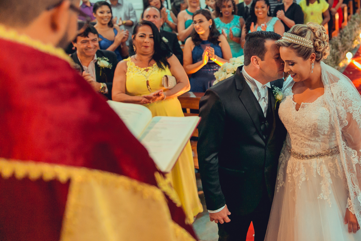 noivo dizendo que a noiva é linda