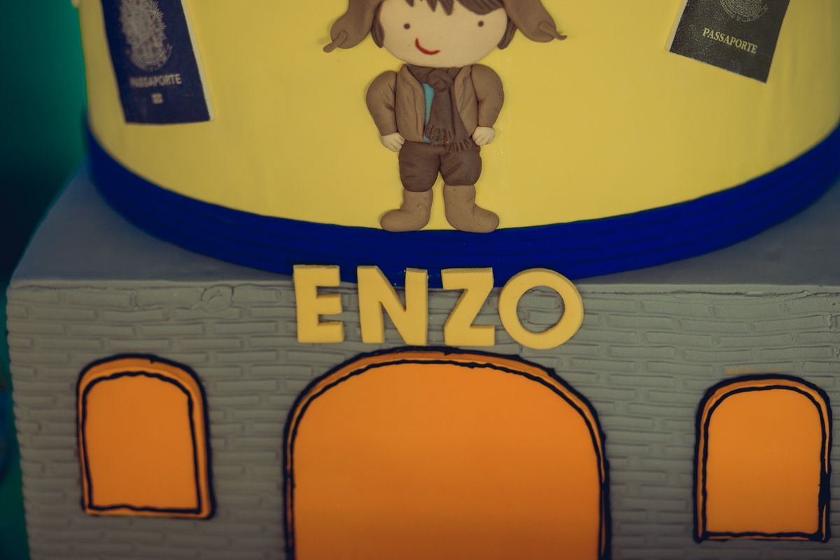 bolo infantil tema aviador festa infantil stella maris