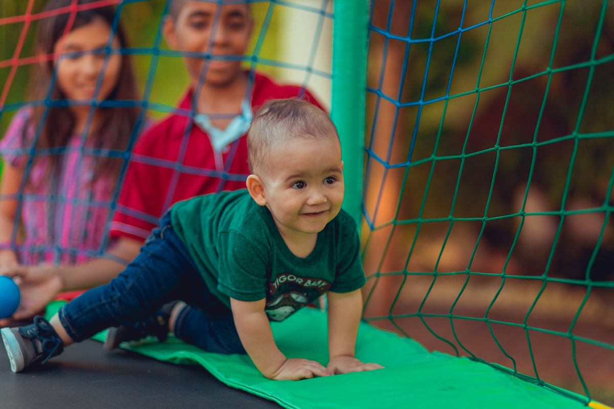 aniversariante curtindo sua festa