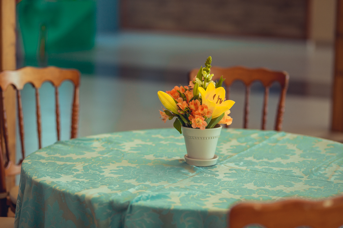 arranjo de mesa decorada salvador