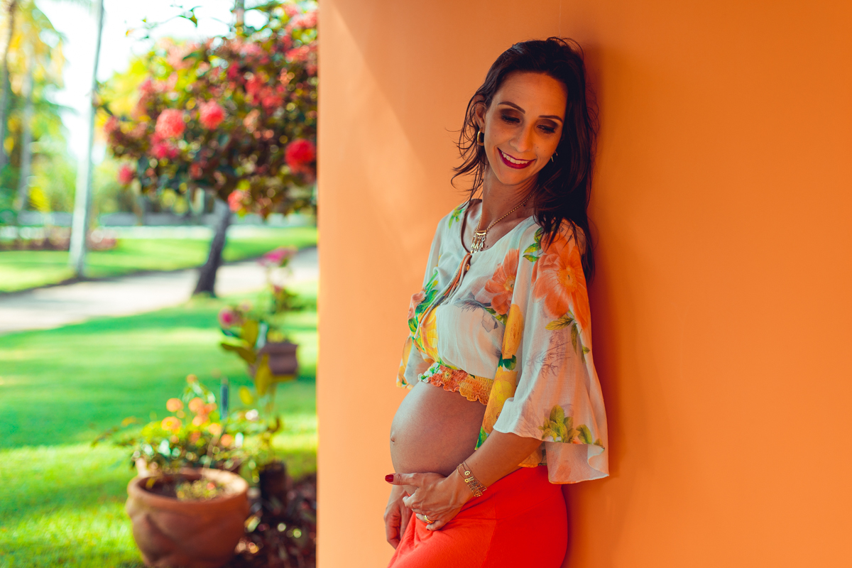 Camila Rabello Obstetra ensaio gestante divertido em salvador