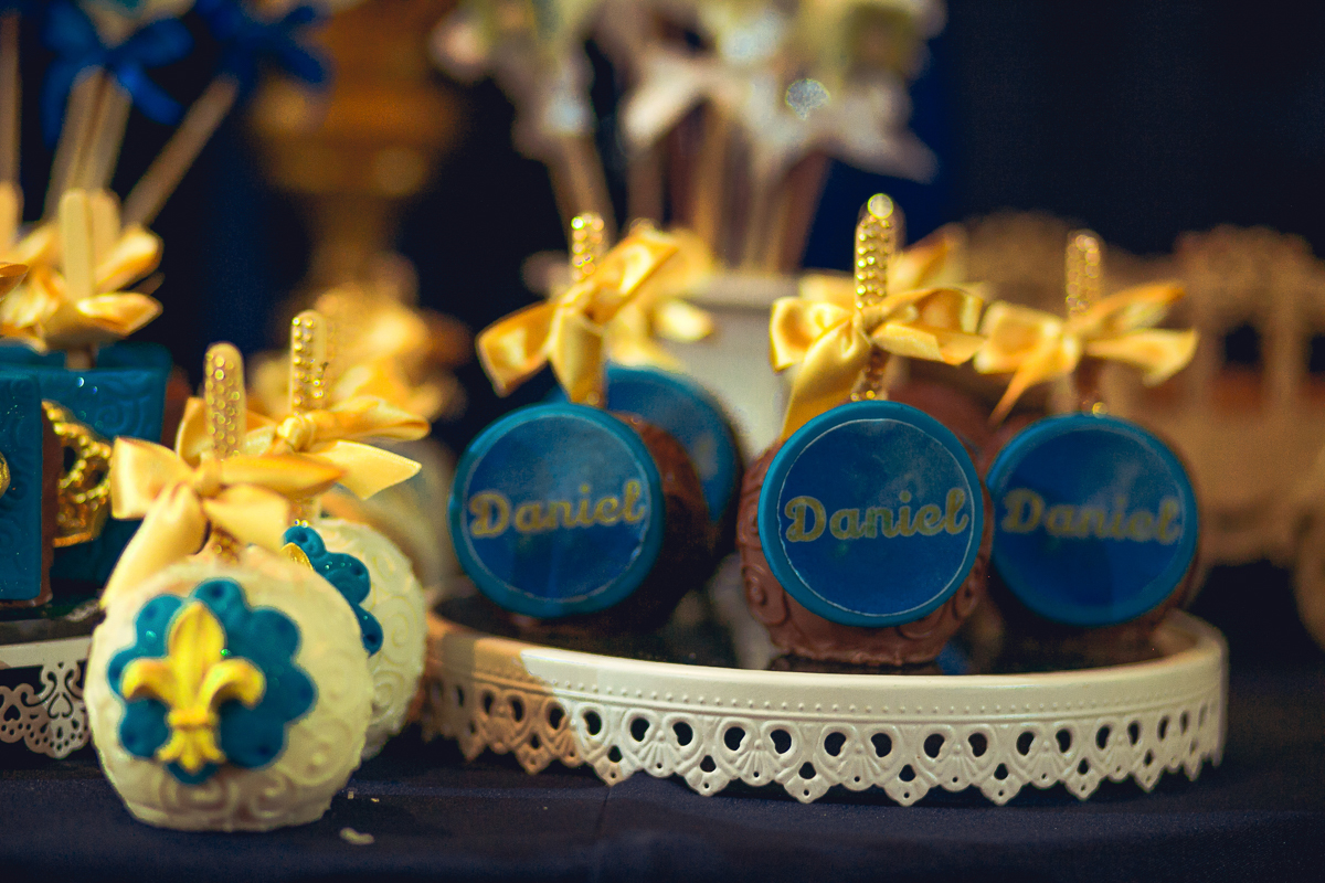 maça decorada em festa infantil de um ano salvador