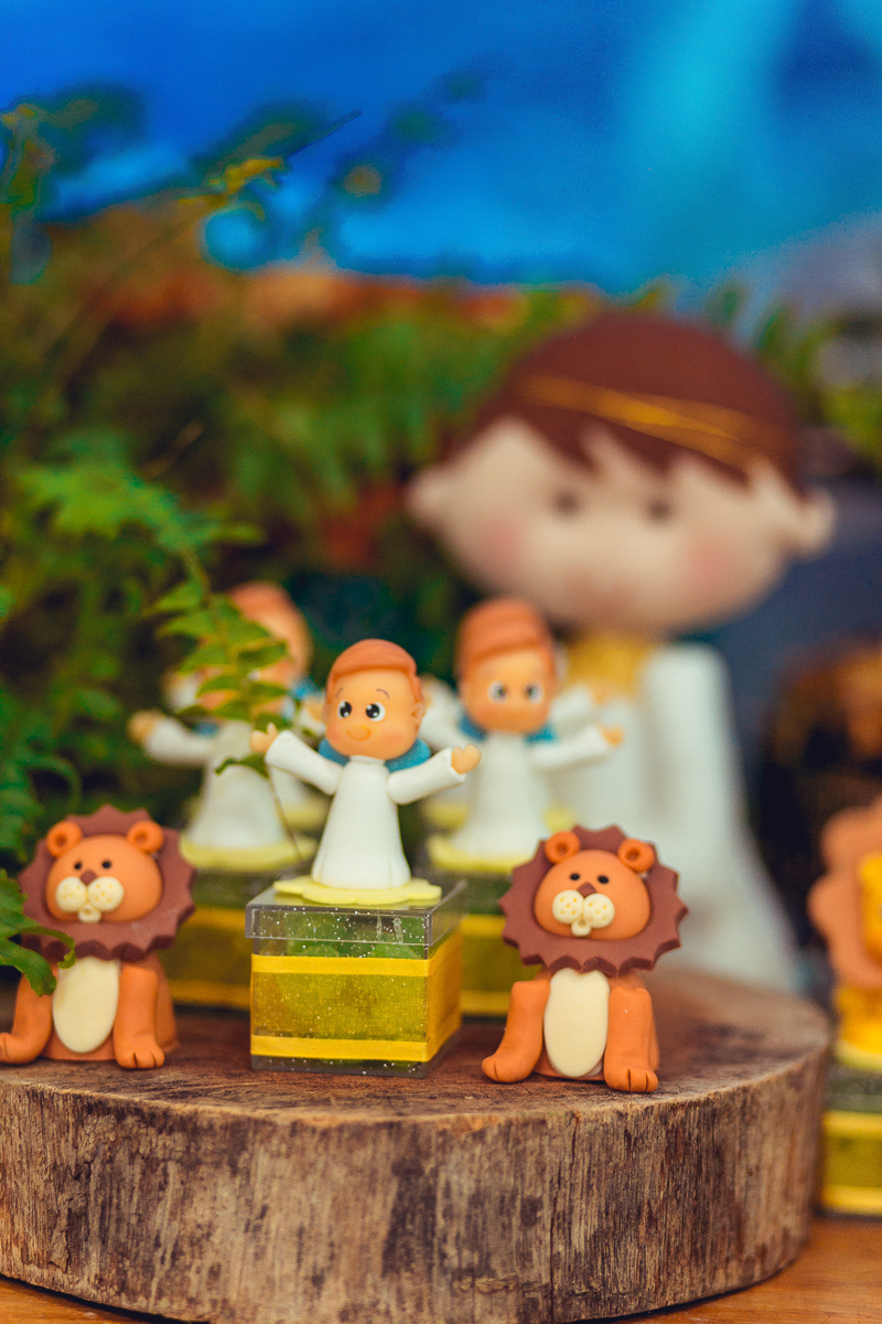 anjos de biscuit decorativo de festa infantil de um ano no espaço terra do nunca