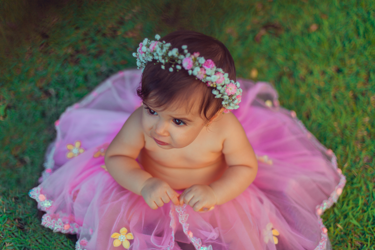 aniversario infantil fotografia saia tutu riqueza luxo 