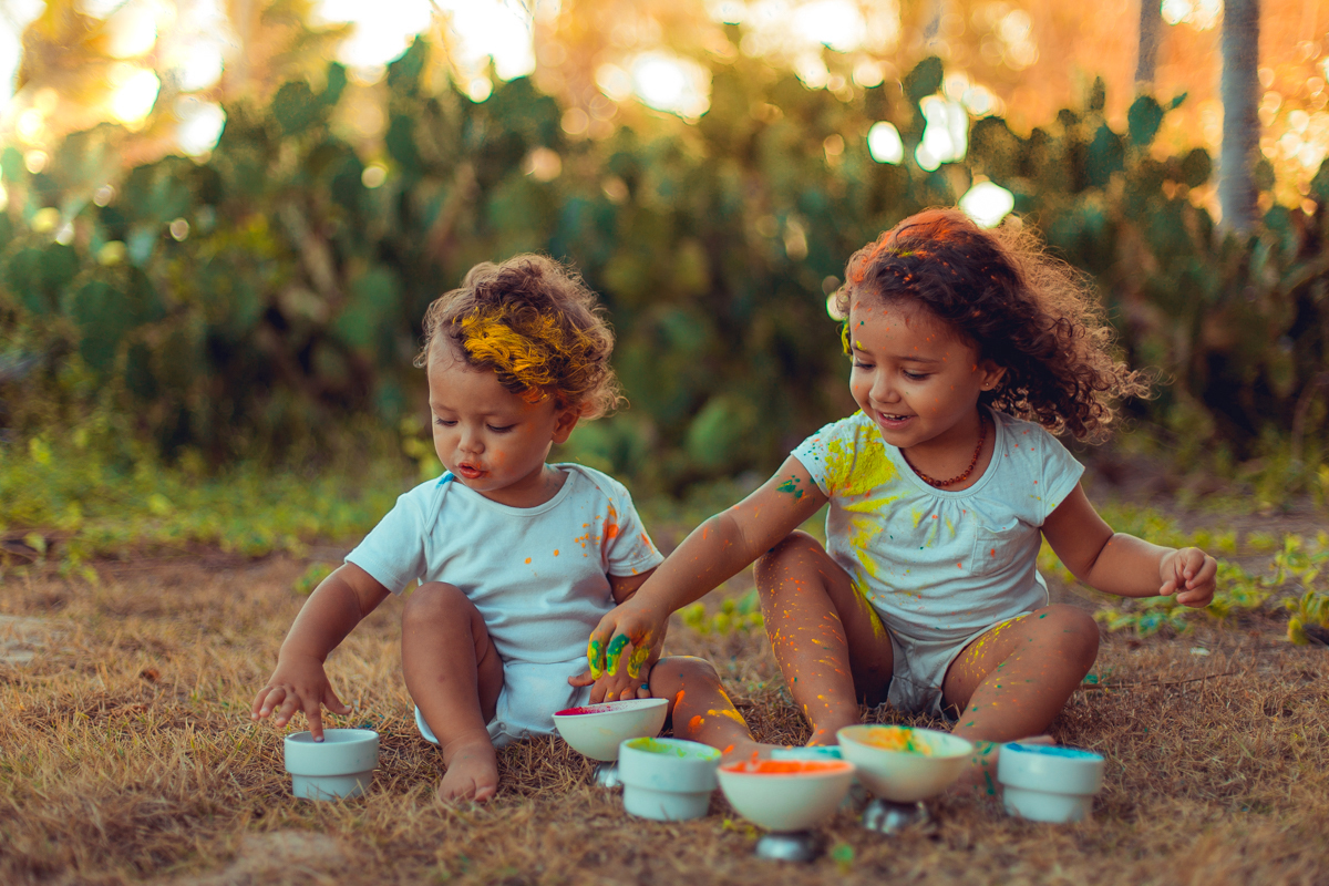 zim colors tinta em pó ensaio infantil salvador familia foto fotografia amor