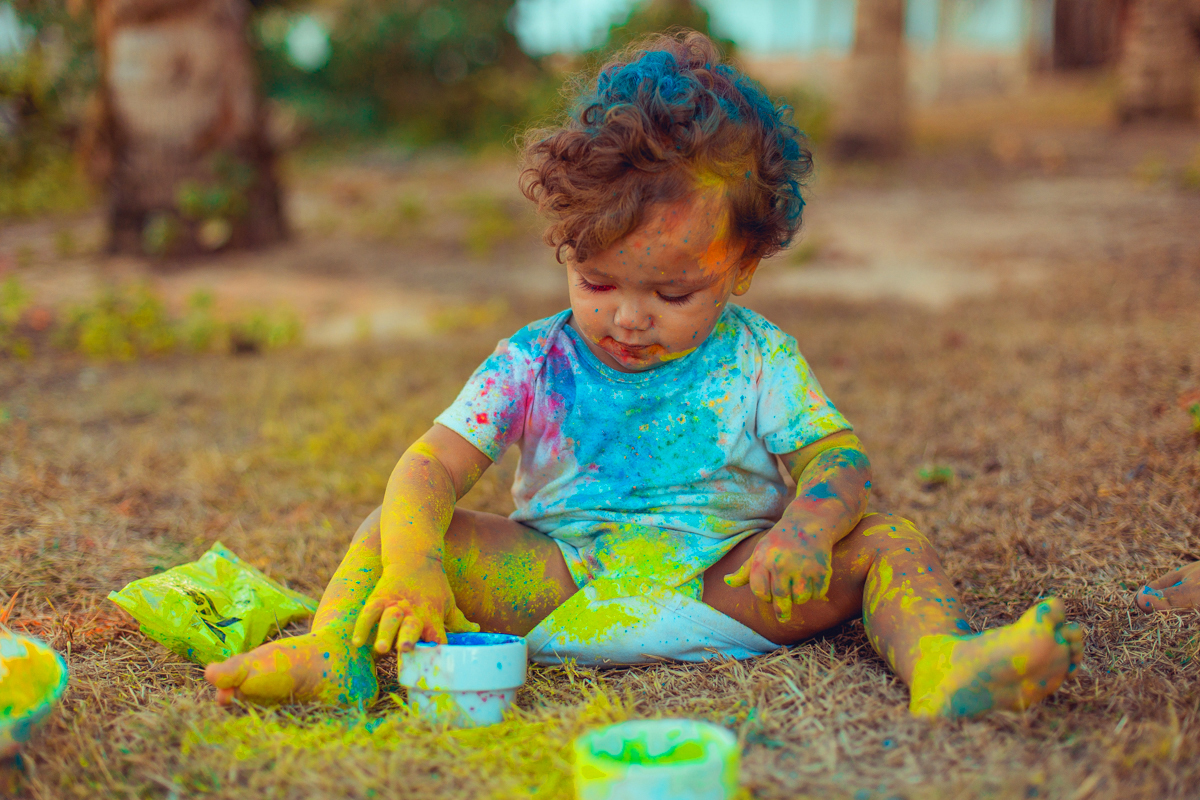 zim colors tinta em pó zyah ensaio infantil