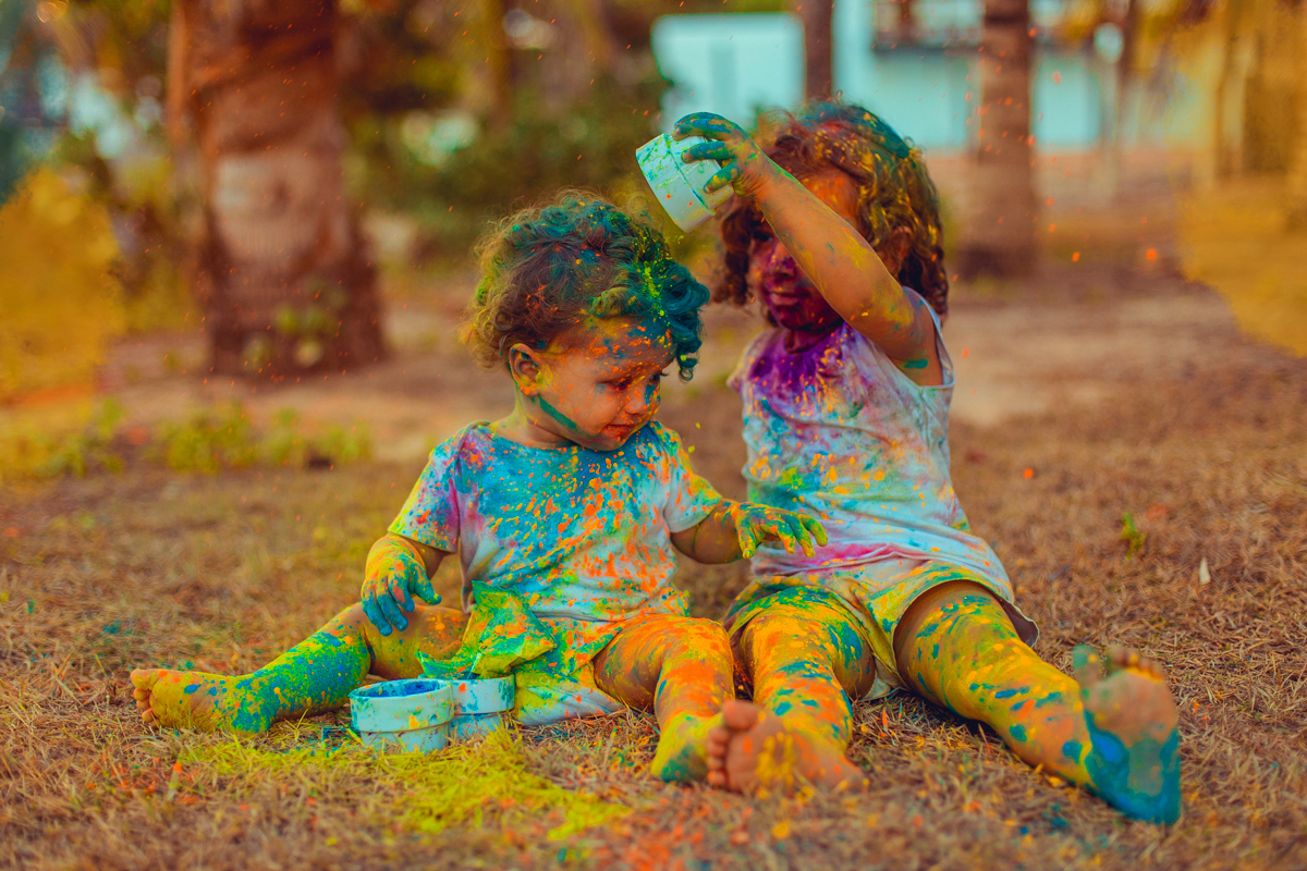 zim colors tinta em pó ensaio infantil