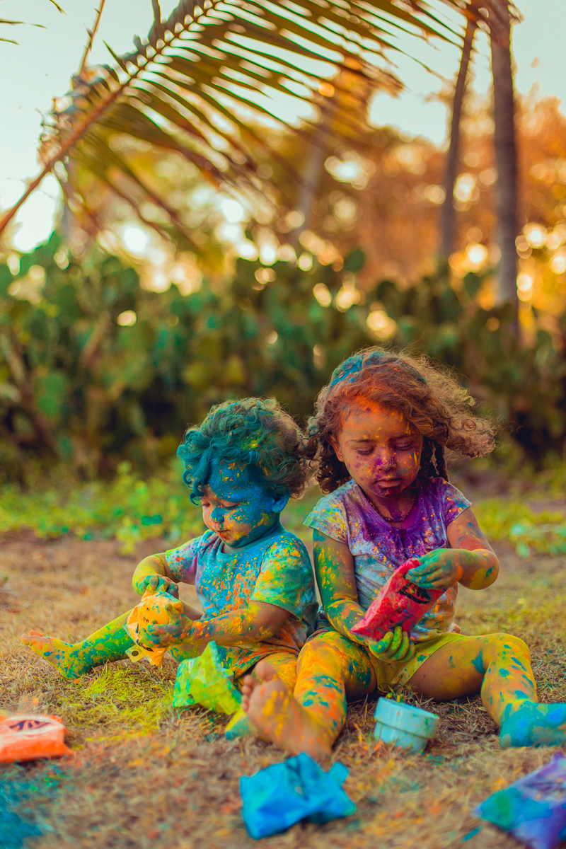 zim colors tinta em pó ensaio infantil