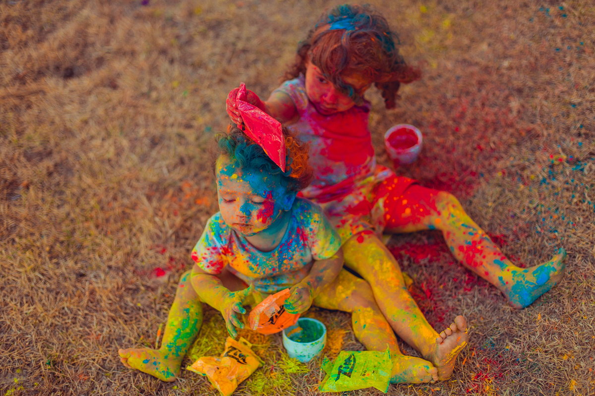 zim colors tinta em pó ensaio infantil fotografia foto salvador familia gestante