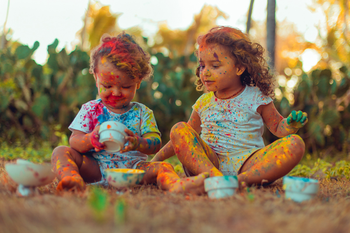 zim colors tinta em pó ensaio infantil