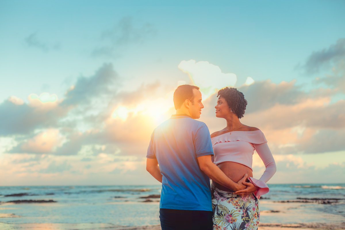 ensaio gestante itacimirim salvador fotografia fotografos senhoritas fotografo fotografa gravida foto criativa diferente praia pose ideias