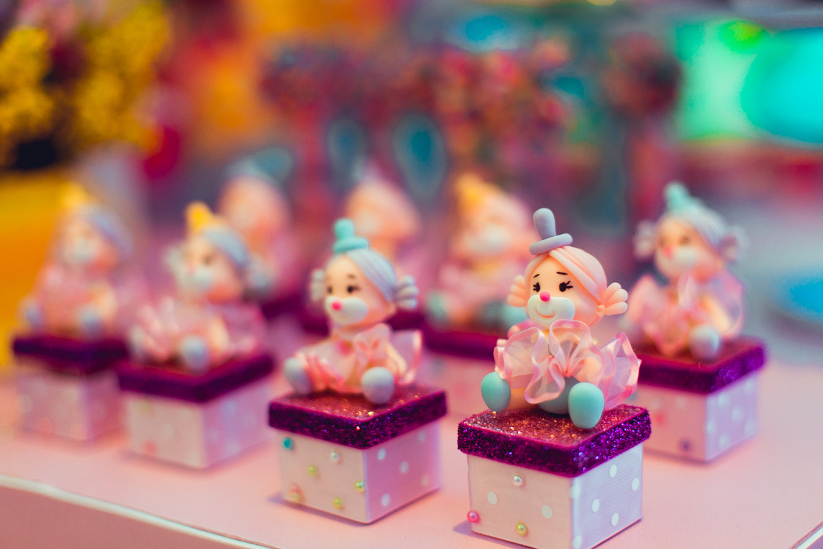 aniversario infantil senhoritas fotografia aloha gestante festa circo circus decoração menina feminina personalizados decor criativa doces bolo biscuit feltro salvador