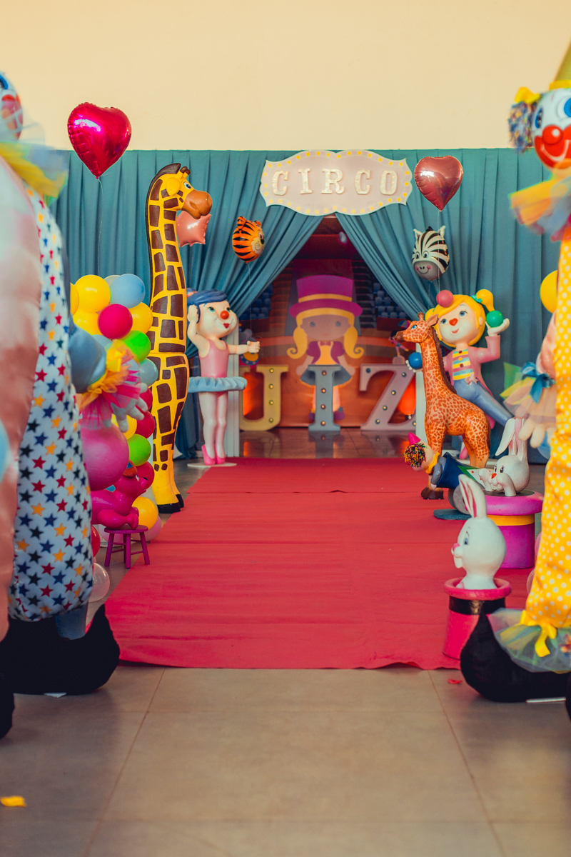 aniversario infantil senhoritas fotografia aloha gestante festa circo circus decoração menina feminina personalizados decor criativa doces
