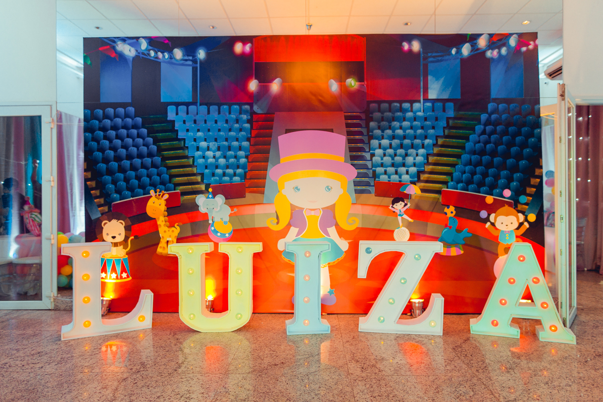 aniversario infantil senhoritas fotografia aloha gestante festa circo circus decoração menina feminina personalizados decor criativa doces