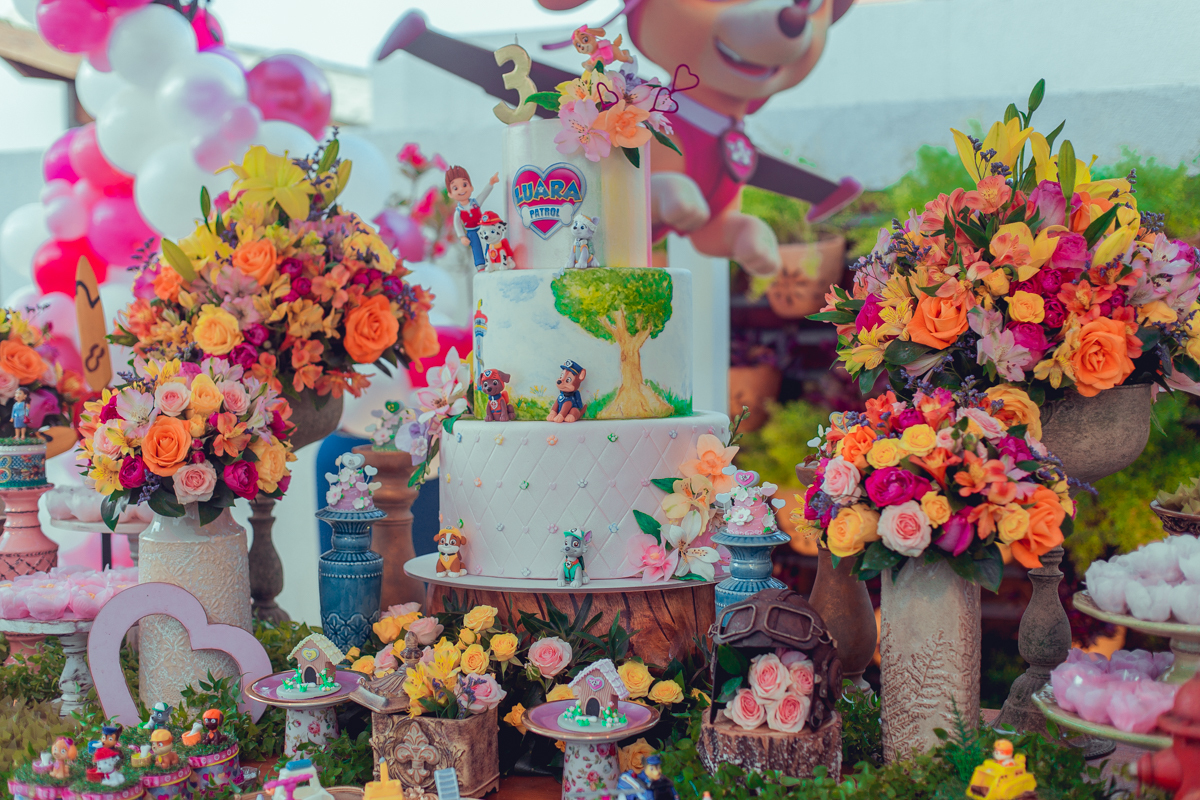 senhoritas ludy siqueira aniversario infantil fotografia fotografa festa patrulha canina decor decoração tema salvador foto album book melhor criativa diferente ideias ideia bolo cake