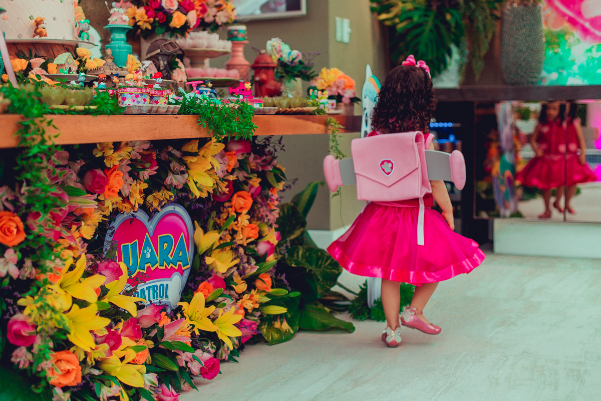 senhoritas ludy siqueira aniversario infantil fotografia fotografa festa patrulha canina decor decoração tema salvador foto album book melhor criativa diferente ideias ideia bolo cake fantasia roupa vestido menina