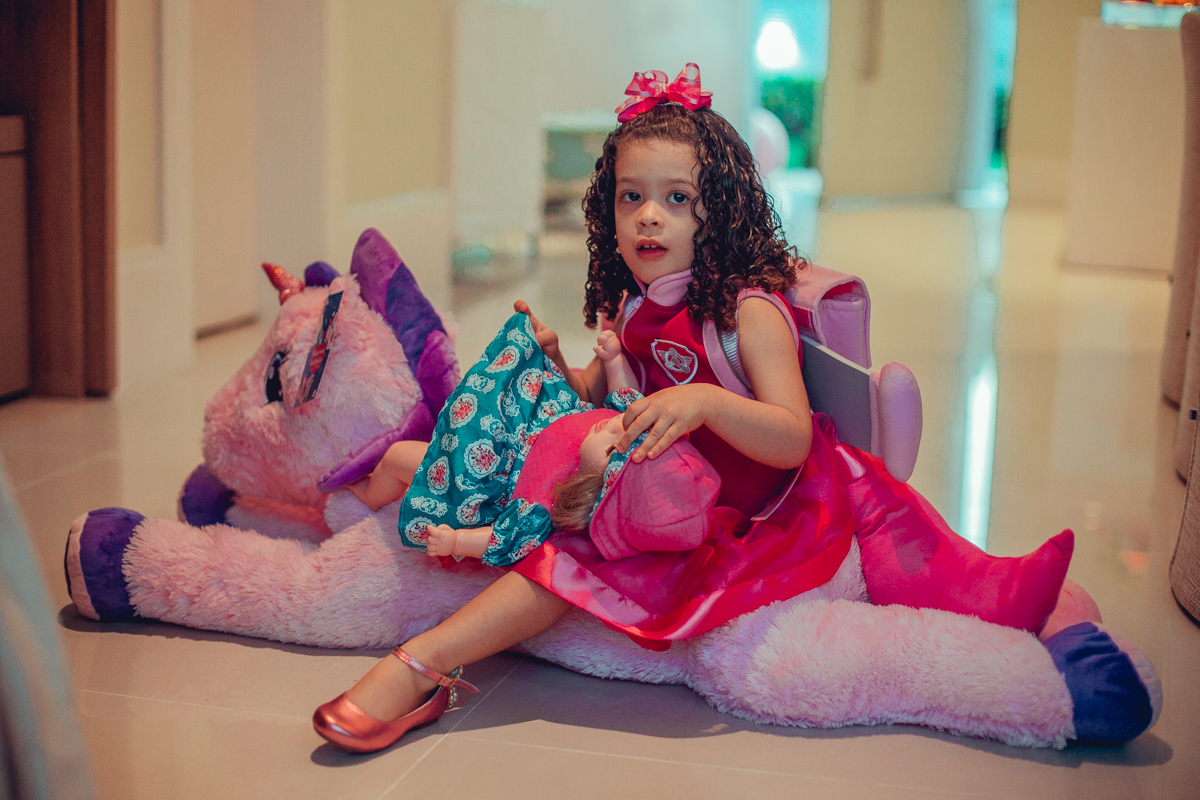 senhoritas ludy siqueira aniversario infantil fotografia fotografa festa patrulha canina decor decoração tema salvador foto album book melhor criativa diferente ideias ideia bolo cake fantasia roupa vestido menina presente unicornio gigante