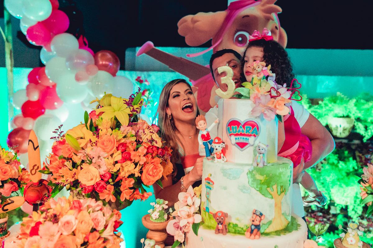 senhoritas ludy siqueira aniversario infantil fotografia fotografa festa patrulha canina decor decoração tema salvador foto album book melhor criativa diferente ideias ideia bolo fantasia roupa vestido menina presente convidados parabens