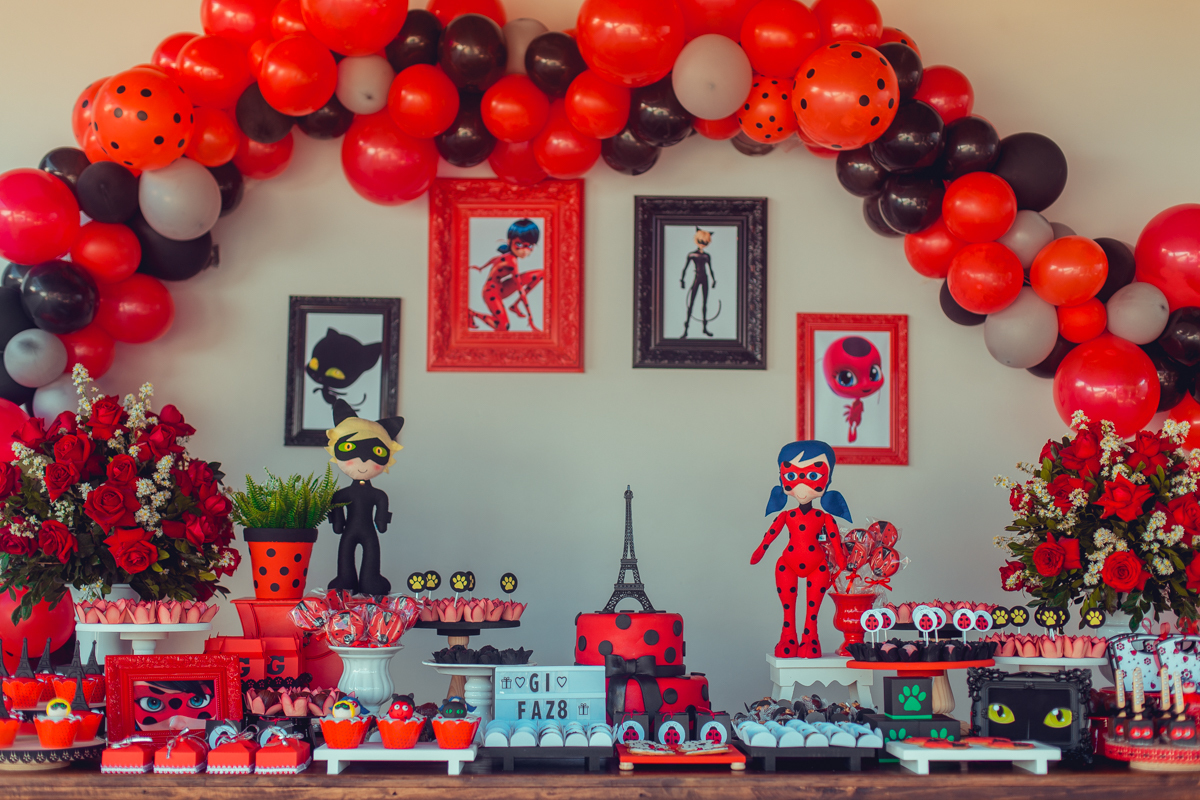 aniversario infantil senhoritas fotografia foto fotografa crianças um ano 1 ladybug decoração decor festa criativa diferente balao desconstruido party ideas