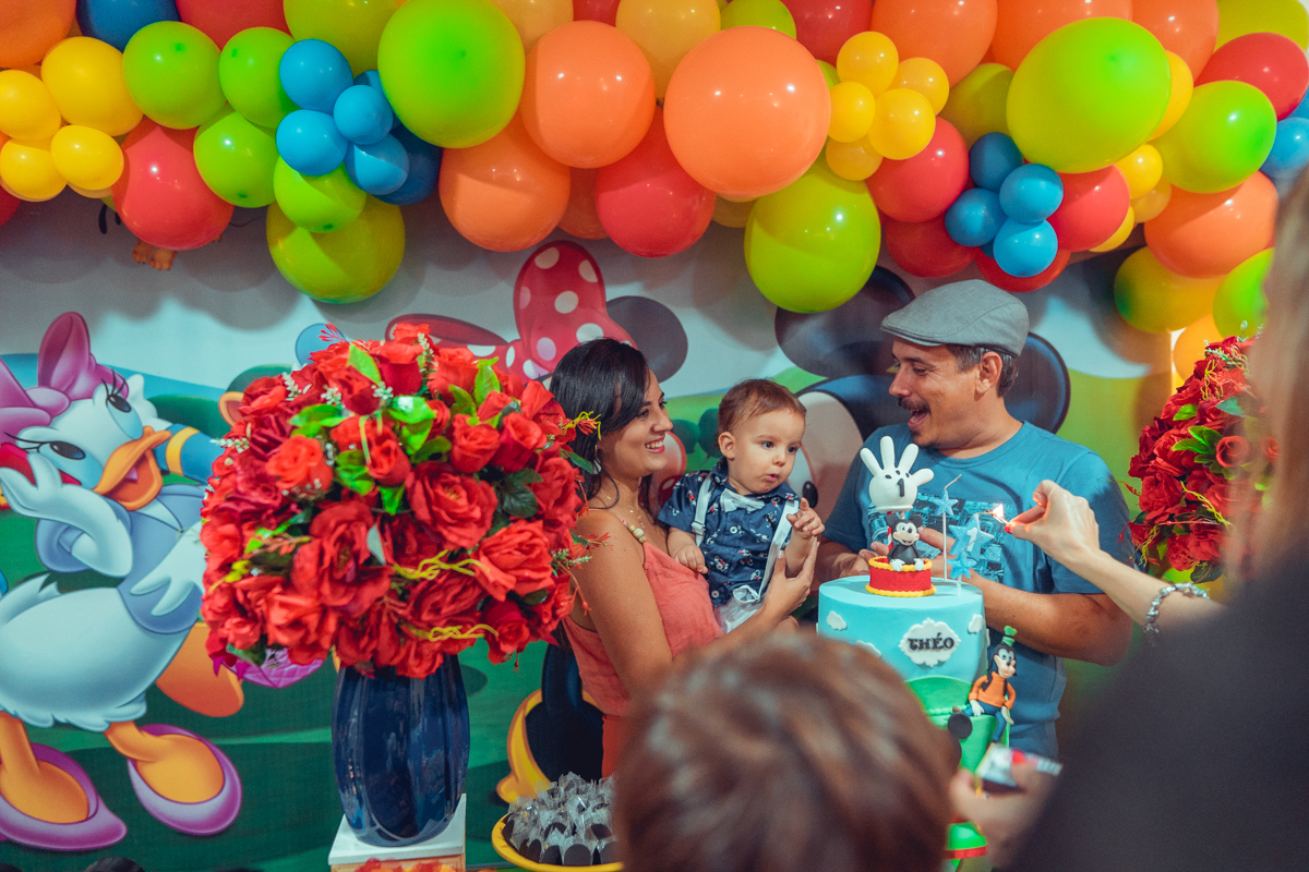 aniversario infantil fotografia fotografo salvador foto mickey decoração festa buffet 1 ano um salao de festas melhor entrada decor bolo doces decorados mesa balao painel pai filho fantasia roupa convidados teatro de fantoche