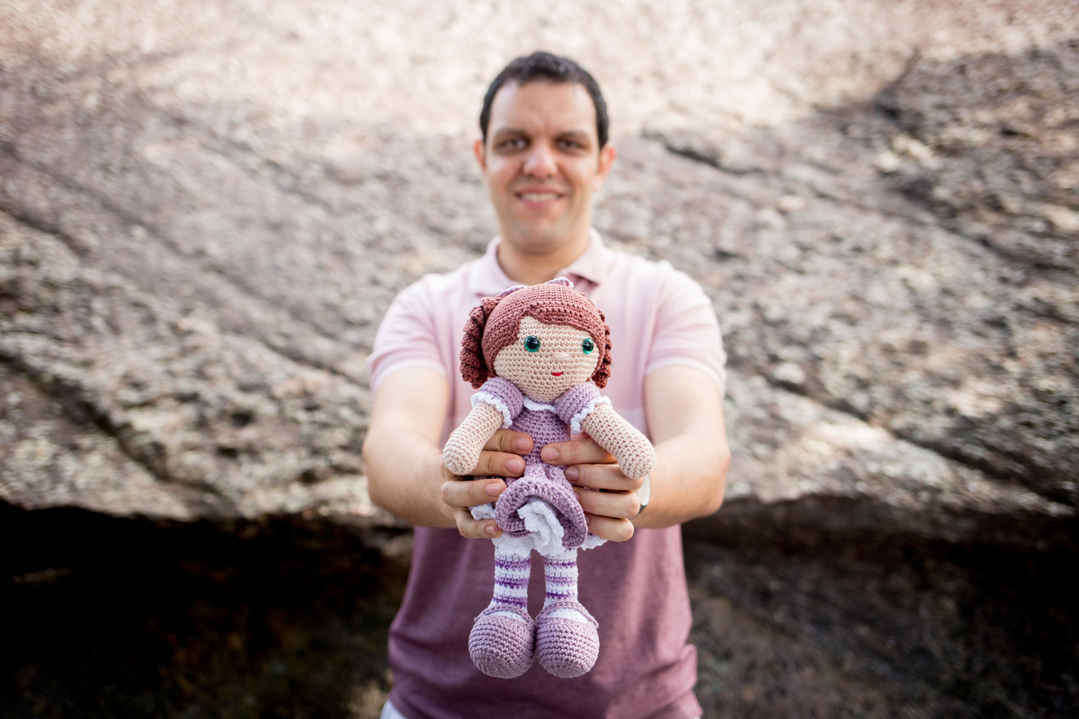 Ensaio gestante na Praia Vermelha no Rio de Janeiro