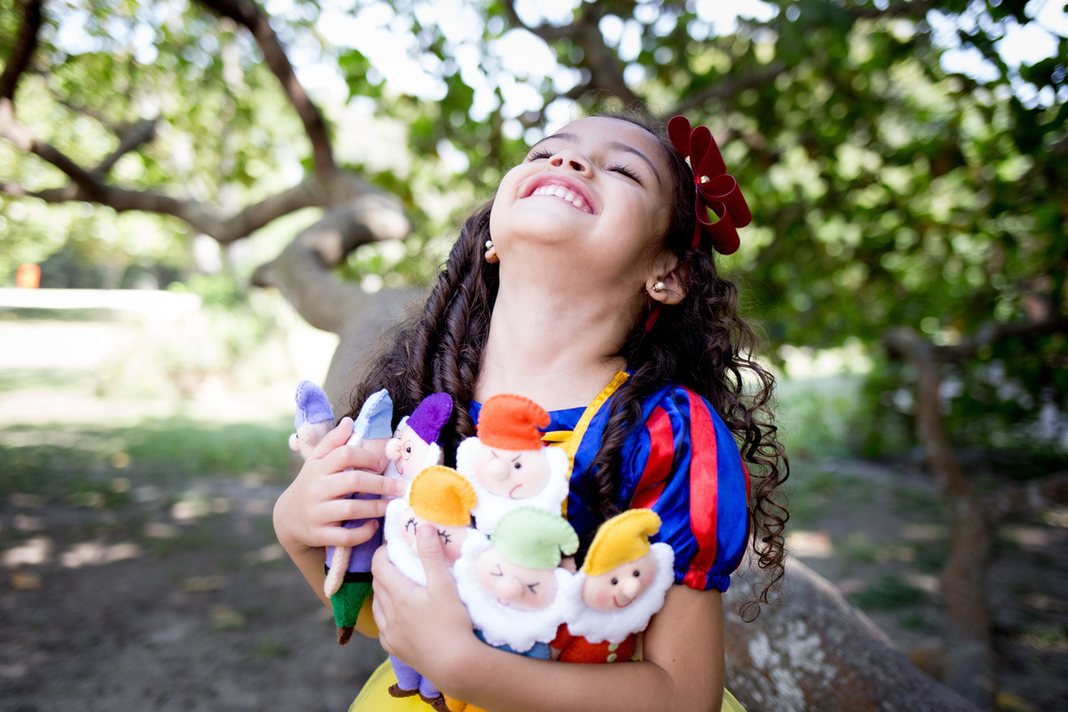 ensaio infantil branca de neve no bosque da barra rio de janeiro
